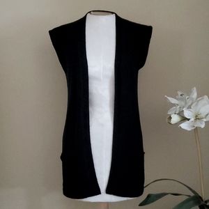 Vintage Judy's Wool Blend Black Vest